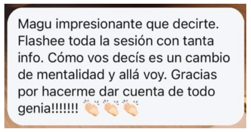 Testimonio de cliente