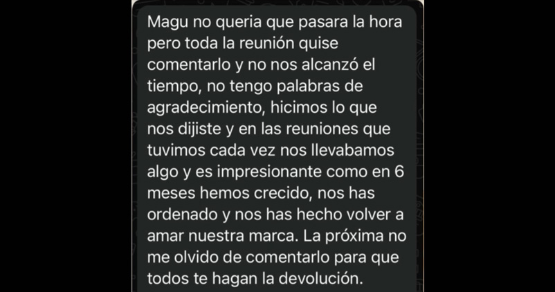 Testimonio de cliente